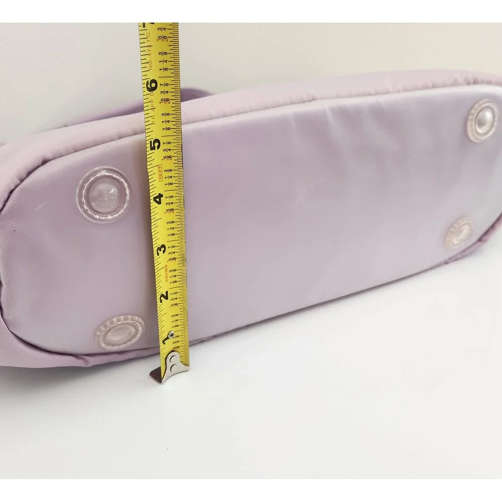 Lug Gondola SE Tote Bag Lavender Purple Travel Shoulder Bag Floral Lining NWT